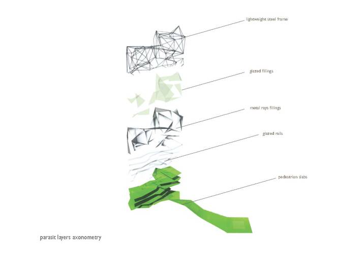 parasit layers axonometry
